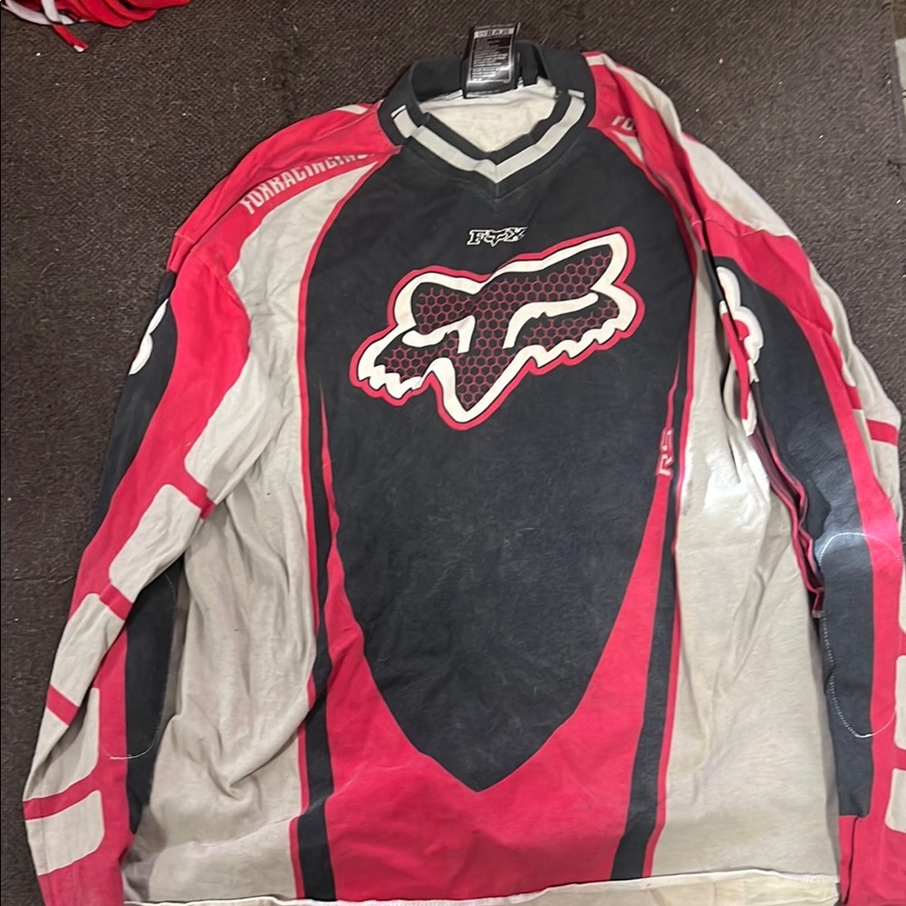 Fox Racing Red and Black Jersey